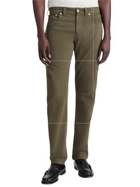 NEW Madewell The Athletic‎ Allday Slim Pant in Deep Green Stretch Size 32 x 30